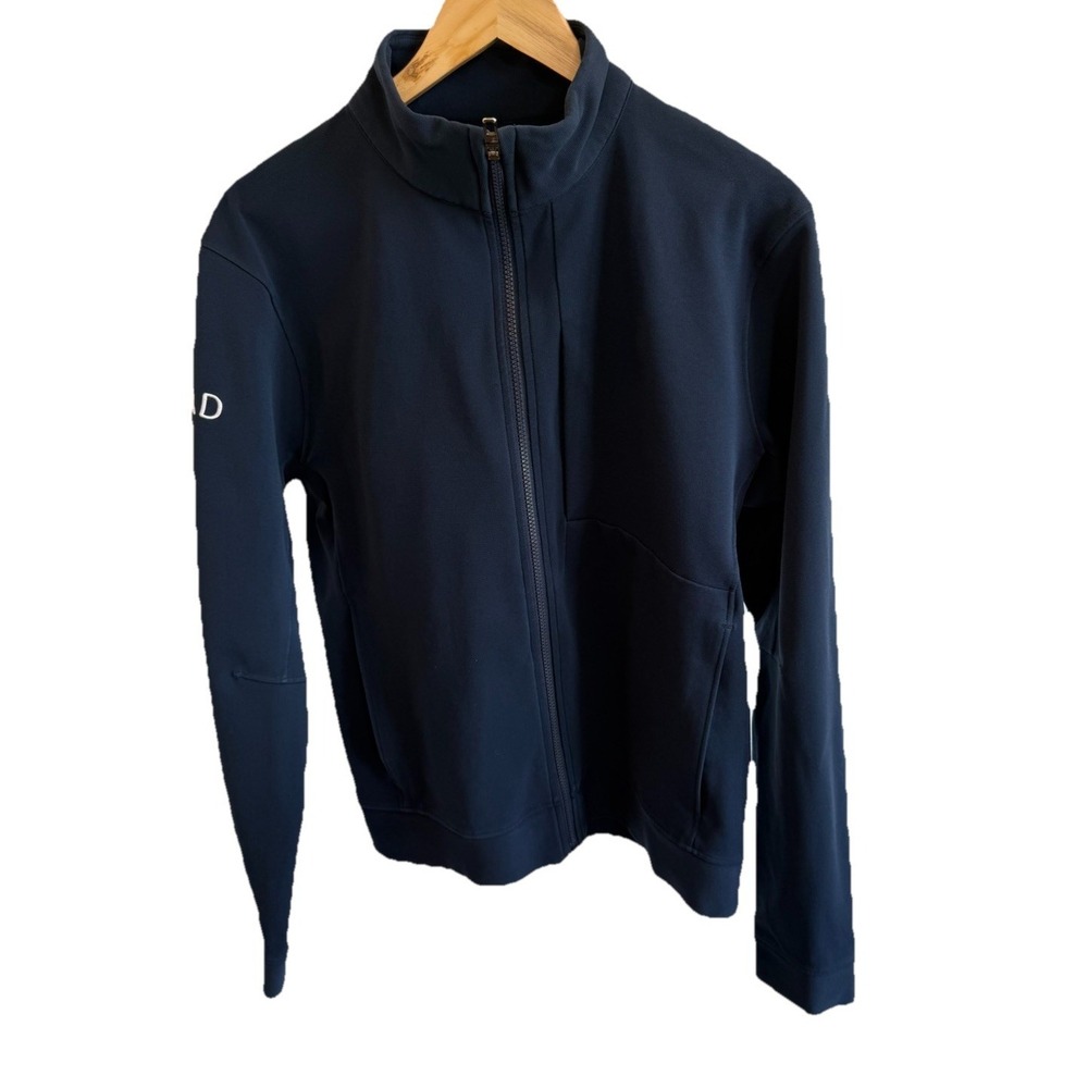 Lululemon SOJOURN JACKET Warpstreme Performance Men Lg True Navy Blue Full Zip